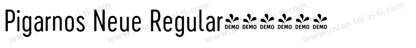 Pigarnos Neue Regular字体转换